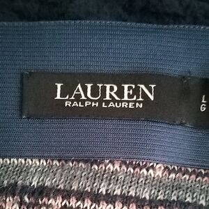 Lauren Ralph Lauren Navy and Gray Knitwear